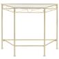 Preview: Beistelltisch Vintage-Stil Metall 87x34x73 cm Gold 