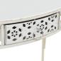 Preview: Beistelltisch Französischer Stil Metall 82x39x76 cm Weiß