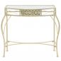 Preview: Beistelltisch Französischer Stil Metall 82x39x76 cm Golden