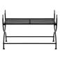 Preview:  Bank Vintage-Stil Metall 83 x 42 x 55 cm Schwarz