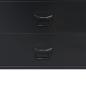 Preview: Schubladenschrank Metall Industrie-Stil 78 x 40 x 93 cm Schwarz