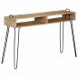 Preview: Konsolentisch Mangoholz Massiv 115 x 35 x 76 cm