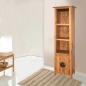 Preview: Bad-Hochschrank Massivholz Kiefer 48x32x170 cm