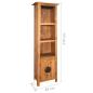 Preview: Bad-Hochschrank Massivholz Kiefer 48x32x170 cm