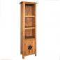 Preview: Bad-Hochschrank Massivholz Kiefer 48x32x170 cm
