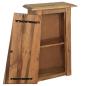 Preview: Bad-Wandschrank Massivholz Kiefer 42x23x70 cm