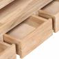 Preview: TV-Schrank Massivholz Akazie 90x30x55 cm Hellbraun