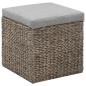 Preview: Ottoman-Set 2 Stk. Seegras Grau