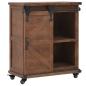Preview: Sideboard Massivholz Tanne 64x33,5x75 cm Braun