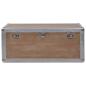 Preview: Aufbewahrungsbox Tannenholz Massiv 91x52x40 cm Braun