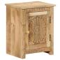 Preview: Nachttisch Mangoholz Massiv 40 x 30 x 50 cm