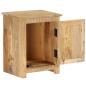 Preview: Nachttisch Mangoholz Massiv 40 x 30 x 50 cm