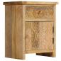 Preview: ARDEBO.de - Nachttisch Massivholz Mango 40x30x50 cm