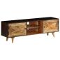 Preview: TV-Schrank Massivholz Mango 140x30x45 cm