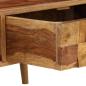 Preview: Couchtisch Massivholz Akazie Honigbraun 110x50x37 cm
