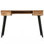 Preview: Schreibtisch Akazienholz Massiv 118 x 45 x 76 cm