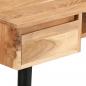 Preview: Schreibtisch Akazienholz Massiv 118 x 45 x 76 cm