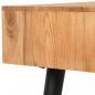 Preview: Schreibtisch Akazienholz Massiv 118 x 45 x 76 cm