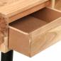 Preview: Schreibtisch Akazienholz Massiv 118 x 45 x 76 cm