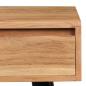 Preview: Schreibtisch Akazienholz Massiv 118 x 45 x 76 cm