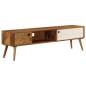 Preview: TV-Schrank 140x30x40 cm Massivholz Palisander