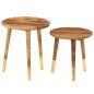 Preview: Couchtische 2 Stk. Massivholz Palisander