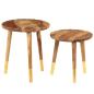 Preview: Couchtische 2 Stk. Massivholz Palisander