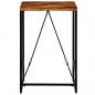 Preview: Bartisch Altholz Massiv 70x70x106 cm