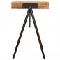 Preview: Schreibtisch Massivholz Mango 118 x 50 x 75 cm