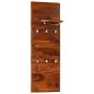 Preview: Wandgarderobe Massivholz Akazie 118×40 cm