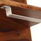 Preview: Wandgarderobe Massivholz Akazie 118×40 cm