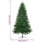 Preview: Künstlicher Weihnachtsbaum Naturgetreue Nadeln 180 cm Grün
