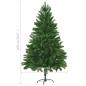 Preview: Künstlicher Weihnachtsbaum Naturgetreue Nadeln 180 cm Grün