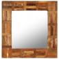 Preview: ARDEBO.de - Wandspiegel Altholz Massiv 60x60 cm