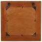 Preview: Wandspiegel Altholz Massiv 60x60 cm