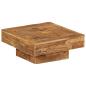Preview: Couchtisch Recyceltes Massivholz 70 x 70 x 30 cm