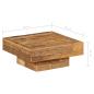 Preview: Couchtisch Recyceltes Massivholz 70 x 70 x 30 cm