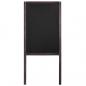 Preview: Tafel Kundenstopper Doppelseitig Zedernholz Freistehend 40×60cm