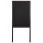 Preview: Tafel Kundenstopper Doppelseitig Zedernholz Freistehend 40×60cm