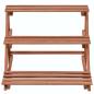 Preview: 3-Tier Pflanzenständer Zedernholz 48x45x40 cm