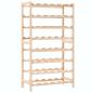 Preview: Weinregal Zedernholz 57,5 x 28 x 102 cm