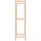 Preview: Weinregal Zedernholz 57,5 x 28 x 102 cm