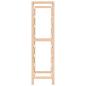 Preview: Weinregal Zedernholz 57,5 x 28 x 102 cm