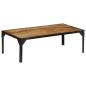 Preview: Couchtisch Raues Mango-Massivholz und Stahl 110 cm