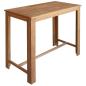 Preview: Bartisch Akazienholz Massiv 120 x 60 x 105 cm