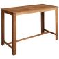 Preview: Bartisch Akazienholz Massiv 150 x 70 x 105 cm
