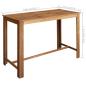 Preview: Bartisch Akazienholz Massiv 150 x 70 x 105 cm
