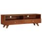 Preview: TV-Schrank Altholz Massiv 140x30x40 cm