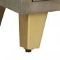 Preview: TV-Schrank Grau mit Messing 110 x 30 x 48 cm Mangoholz Massiv