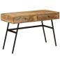 Preview: Schreibtisch mit Schubladen Massivholz Mango 110×50×76 cm